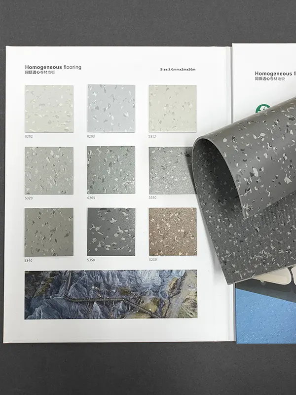 MEGA‑series Homogeneous Vinyl Flooring: Exquisite Craftsmanship, Cost‑effective Choice for Commercial Use4